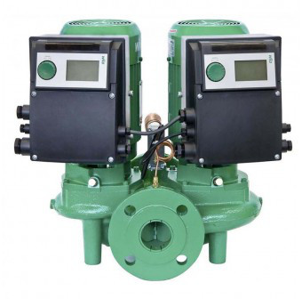 Электронно регулируемый сдвоенный насос с сухим ротором Wilo VeroTwin DP-E 32/110-0,75/2-R1